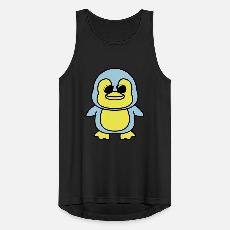Penguin Comic Cool Men's Breathable Tank Top