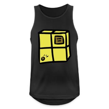 Paket - Männer Tank Top atmungsaktiv - Schwarz - Vorne - Nick (188cm)