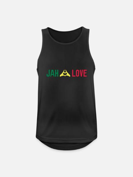 Couleur Reggae - Débardeur respirant Homme - noir