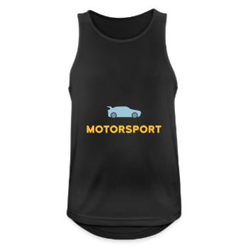 ★ couleurs de conception interchangeables ★ Motorsport (voiture de sport) - Débardeur respirant Homme - noir - Devant - Nick (188cm)