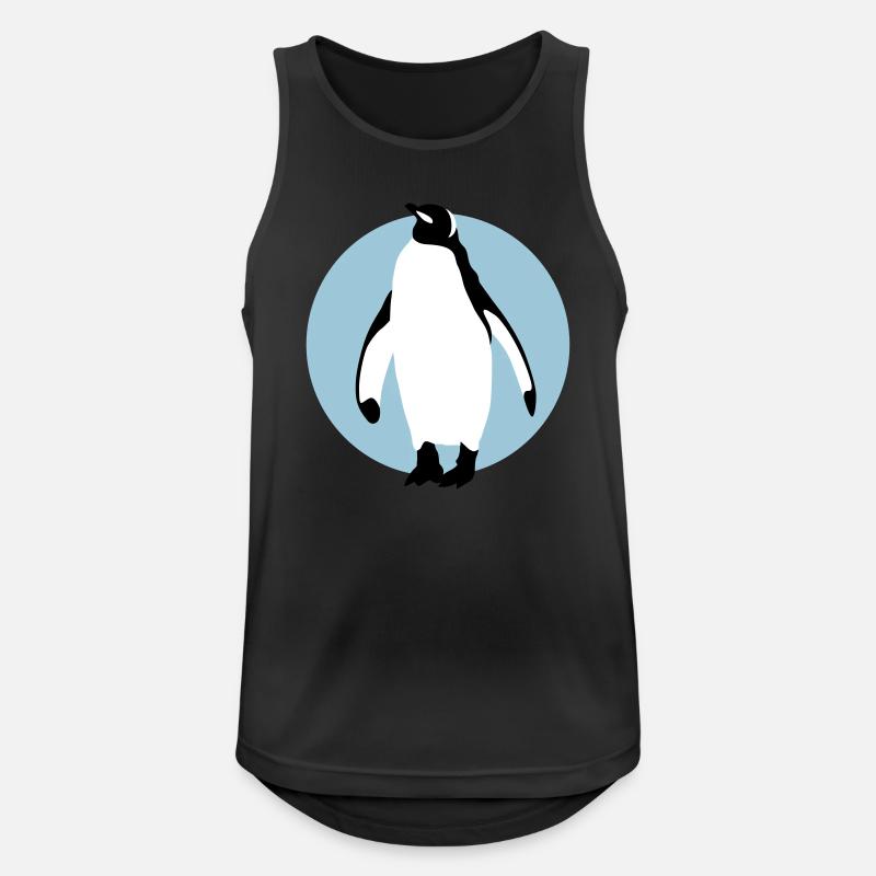 pinguin_032013_b_3c - Men's Breathable Tank Top - black