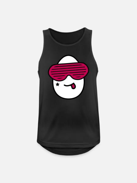 Cool Egg - Débardeur respirant Homme - noir