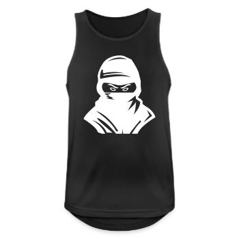 ninja - Débardeur respirant Homme - noir - Devant - Nick (188cm)