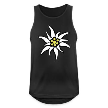 Edelweiss - Débardeur respirant Homme - noir - Devant - Nick (188cm)