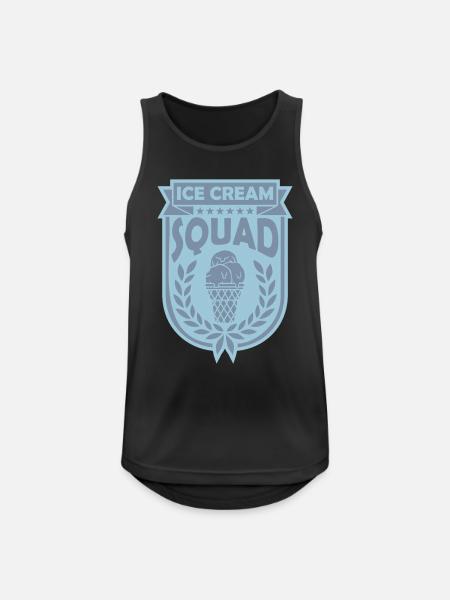 Banner Ice Cream Squad - Men's Breathable Tank Top - black