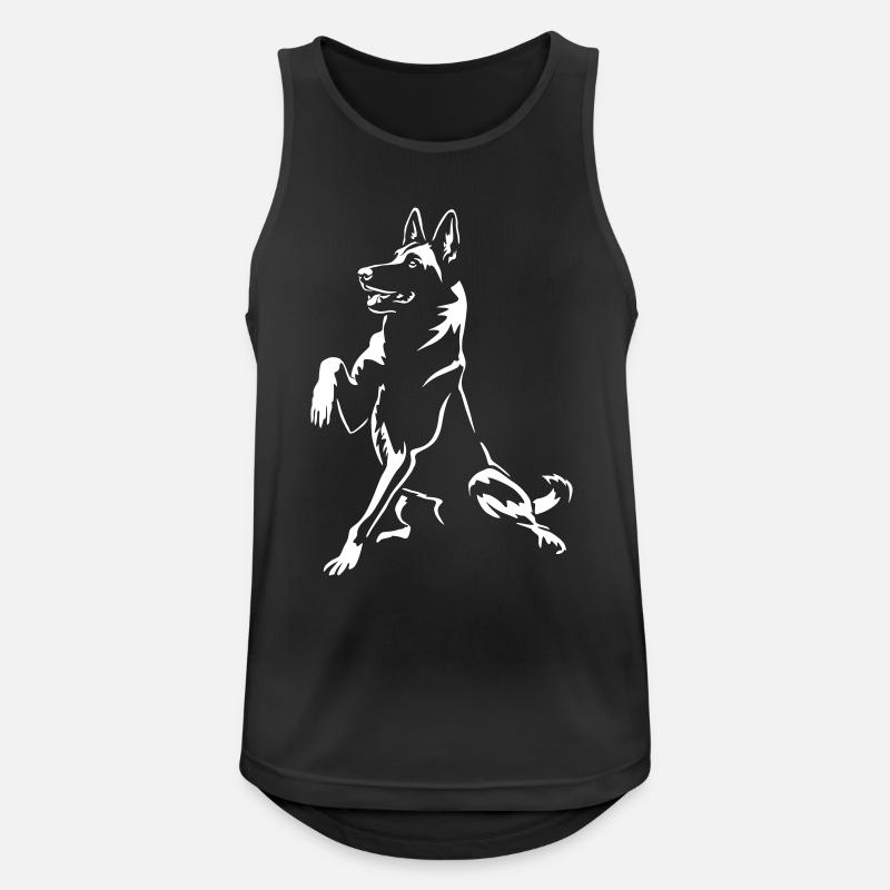 Malinois "Black Edition" - Men's Breathable Tank Top - black