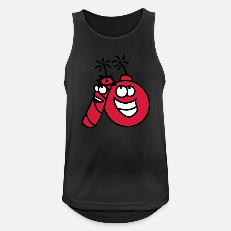 explosive - Men's Breathable Tank Top - black