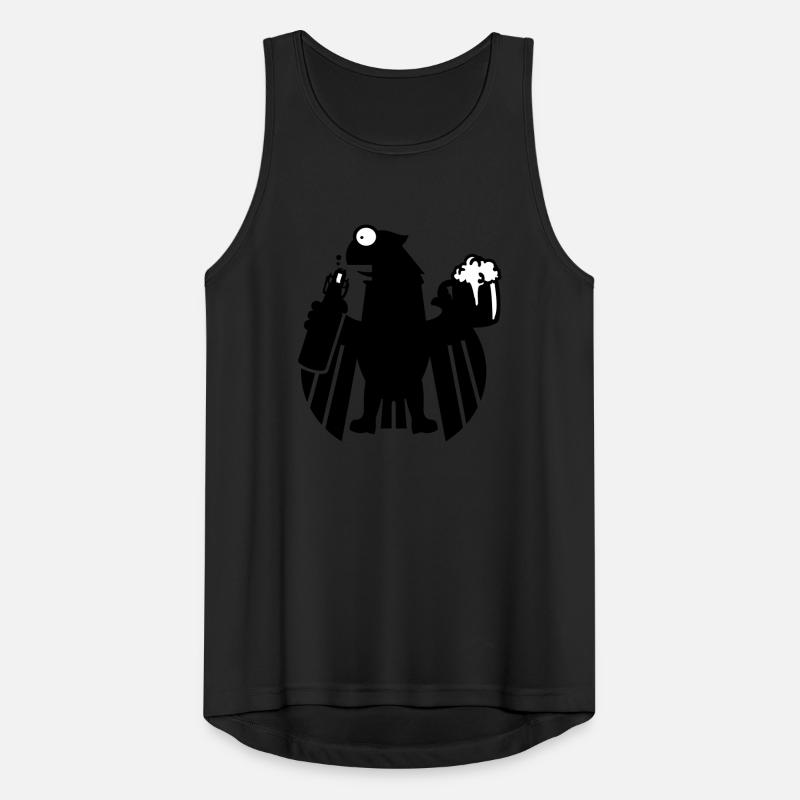 Kampftrinker Satirischer Adler / Boozer eagle (2c) Männer Tank Top atmungsaktiv