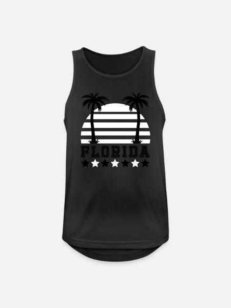 florida - Débardeur respirant Homme - noir