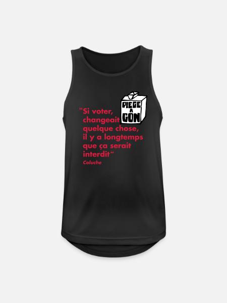 Citation - Débardeur respirant Homme - noir