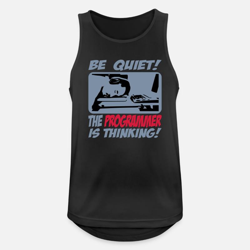 theprogrammer_3c - Men's Breathable Tank Top - black
