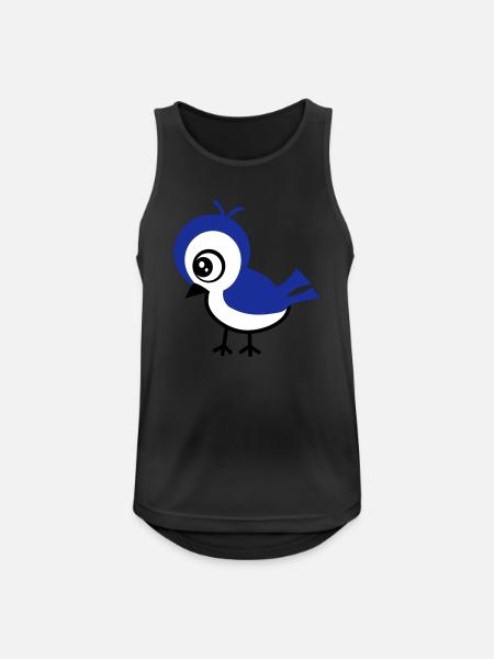 Birdy - Men's Breathable Tank Top - black