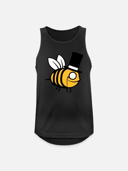 Sir Bee Top Hat - Men's Breathable Tank Top - black