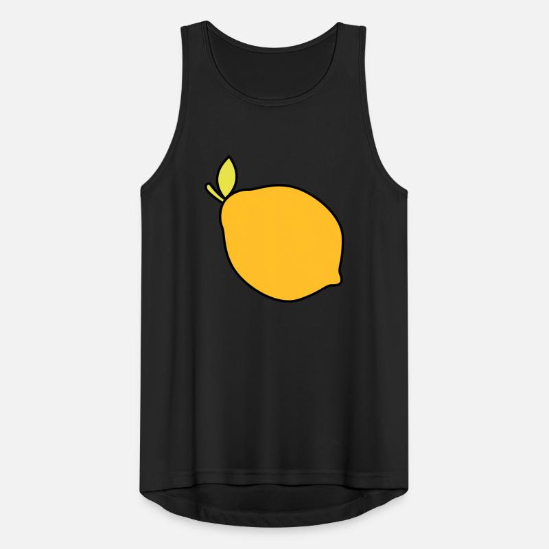 zitrone Männer Tank Top atmungsaktiv
