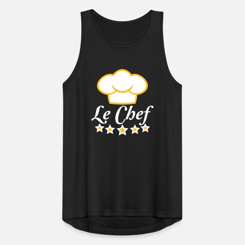 Le Chef toque de chef de cuisine 5 étoiles Débardeur respirant Homme