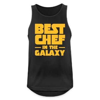Best Chef In The Galaxy - Débardeur respirant Homme - noir - Devant - Nick (188cm)