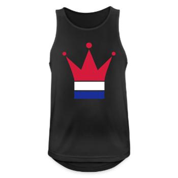 Netherlands - Men's Breathable Tank Top - black - Front - Nick (188cm)