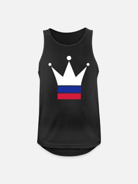 Russie - Débardeur respirant Homme - noir