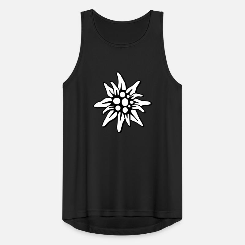 Edelweiss 2c klein Männer Tank Top atmungsaktiv