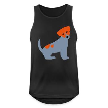Dog - Men's Breathable Tank Top - black - Front - Nick (188cm)