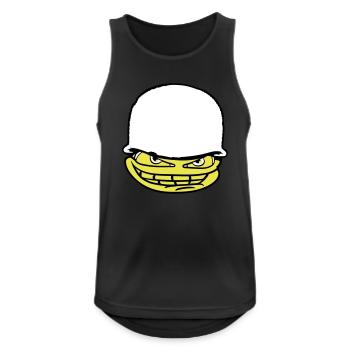 gesicht kopf soldat tarnmuster krieg armee army ve - Männer Tank Top atmungsaktiv - Schwarz - Vorne - Nick (188cm)