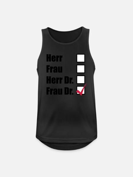 Doctor - Men's Breathable Tank Top - black