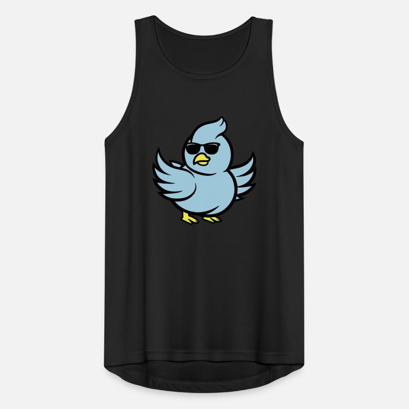 Deaf Comic Sunglasses Men's Breathable Tank Top