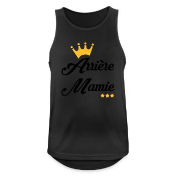 Großmütter / Oma / Mami / Großmutter / Mamy - Männer Tank Top atmungsaktiv - Schwarz - Vorne - Nick (188cm)