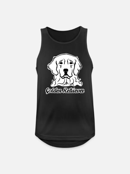Golden Retriever - Débardeur respirant Homme - noir