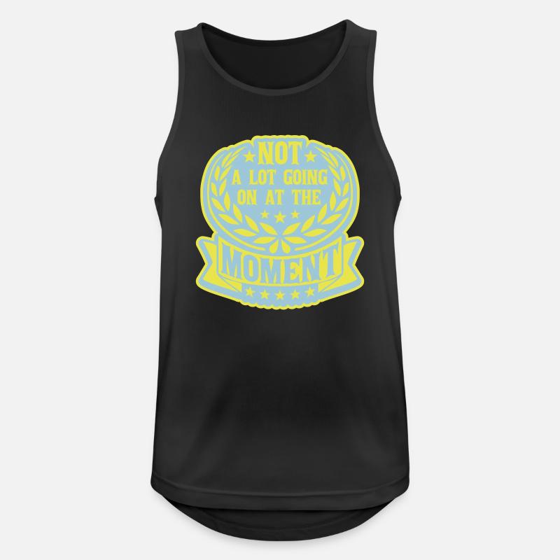 Not much going on - Men's Breathable Tank Top - black