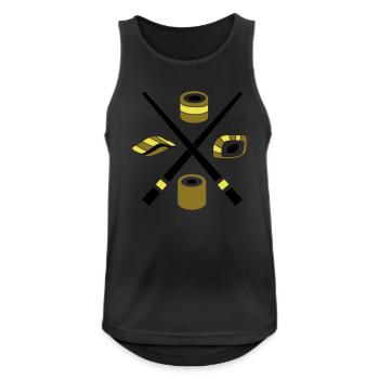sushi - Männer Tank Top atmungsaktiv - Schwarz - Vorne - Nick (188cm)