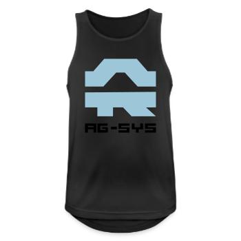 ag systems - Men's Breathable Tank Top - black - Front - Nick (188cm)