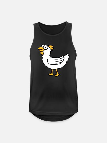 chicken - Men's Breathable Tank Top - black