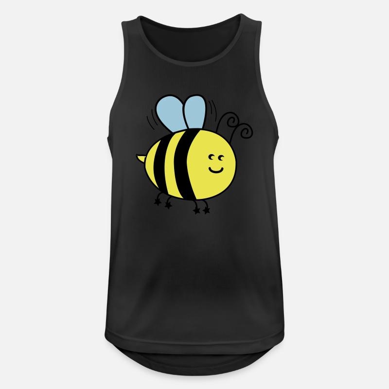 biene_002 - Men's Breathable Tank Top - black