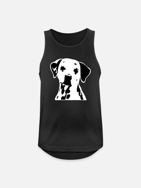 dogz_dalmatiner - Men's Breathable Tank Top - black