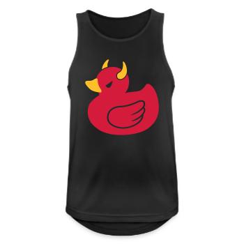 Devil Ducky - Men's Breathable Tank Top - black - Front - Nick (188cm)