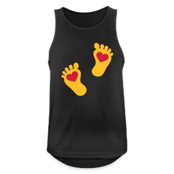 baby - Men's Breathable Tank Top - black - Front - Nick (188cm)