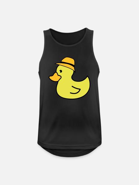 Duck Hat - Men's Breathable Tank Top - black