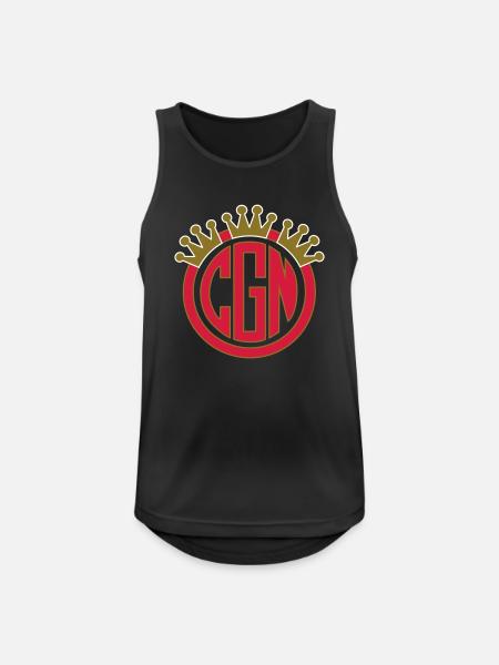 CGN Logo 5 - Men's Breathable Tank Top - black