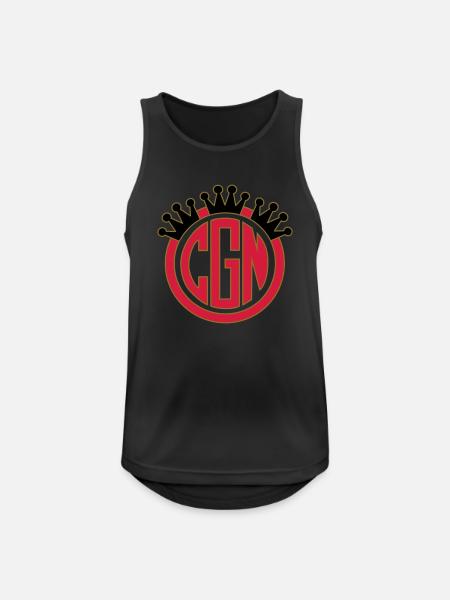 CGN Logo 6 - Men's Breathable Tank Top - black