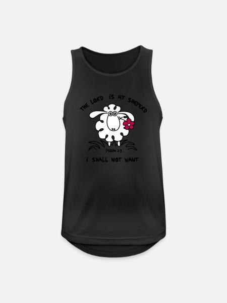 The Lord is my sheperd 2 - Men's Breathable Tank Top - black