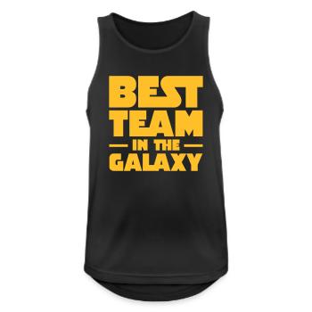 Best Team In The Galaxy - Débardeur respirant Homme - noir - Devant - Nick (188cm)