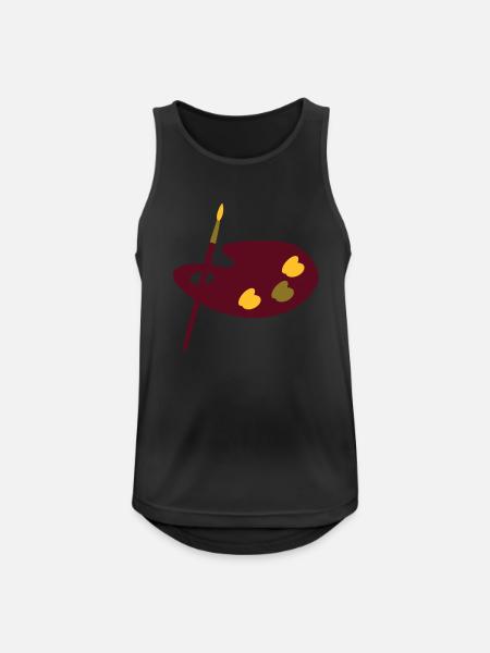 Paint brush - Men's Breathable Tank Top - black