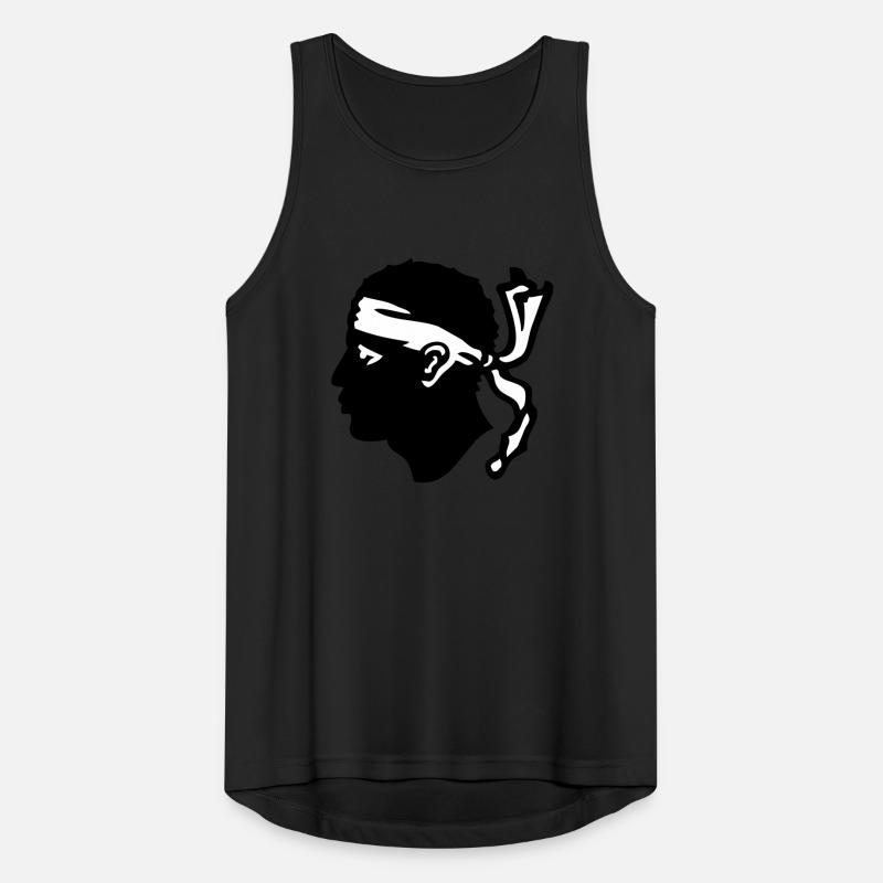 Corse Drapeau Débardeur respirant Homme