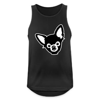 Chihuahua - Men's Breathable Tank Top - black - Front - Nick (188cm)