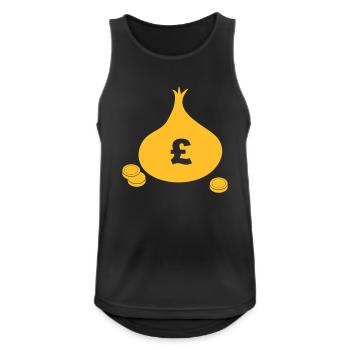 Bag of Money - Men's Breathable Tank Top - black - Front - Nick (188cm)
