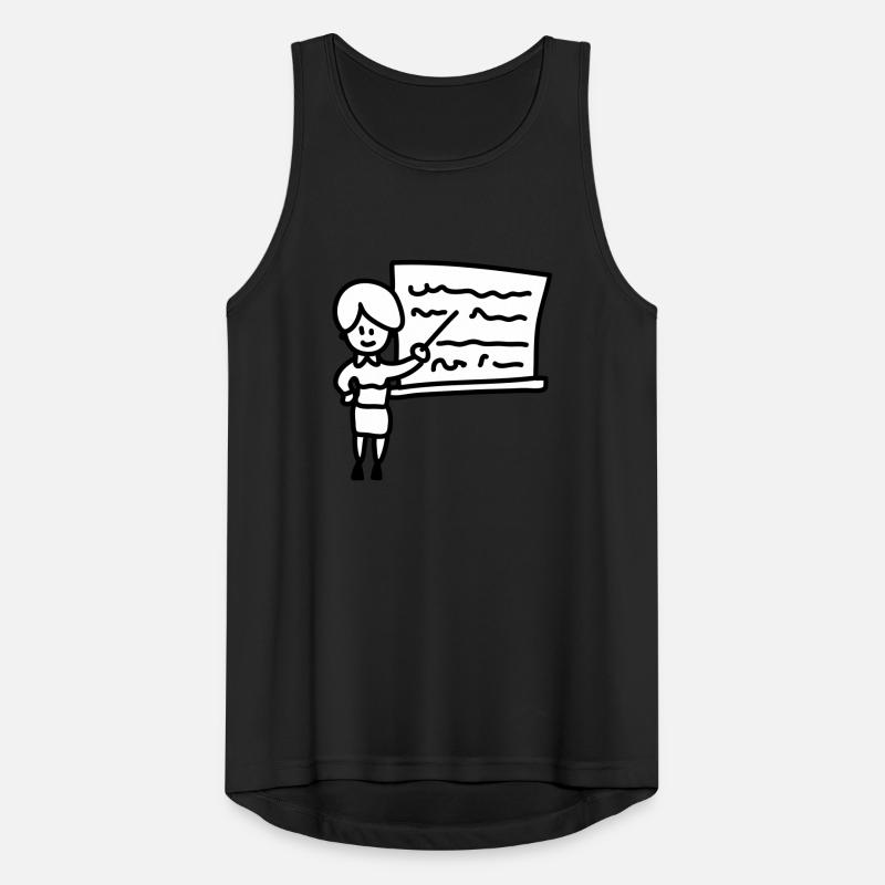 Lehrerin Männer Tank Top atmungsaktiv