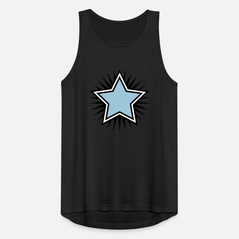 Star Design Men's Breathable Tank Top