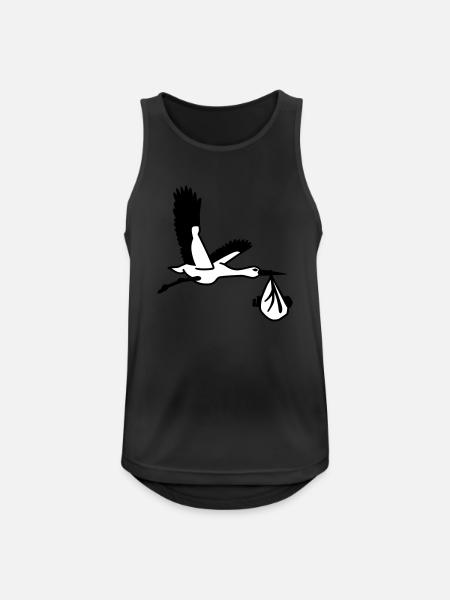 Stork - Men's Breathable Tank Top - black