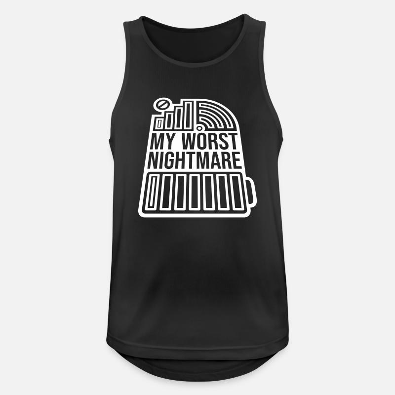 Bad my worst nightmare - Men's Breathable Tank Top - black